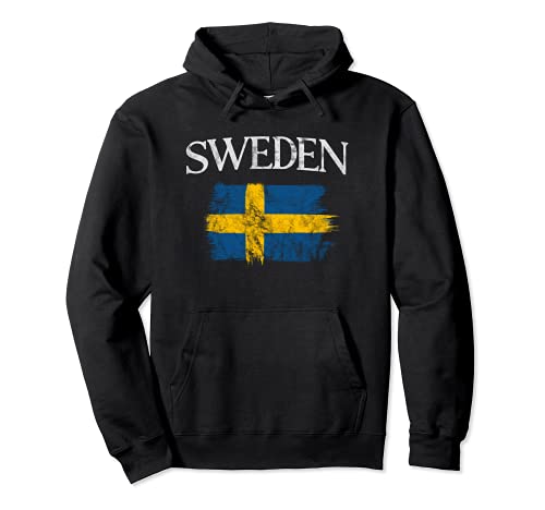 Sweden - Schweden Flagge Pullover Hoodie