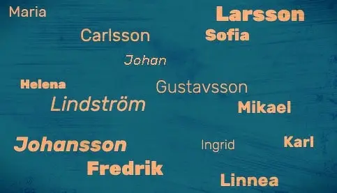 schwedische Namen