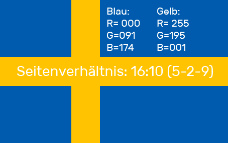 Schwedische Flagge Erklärung