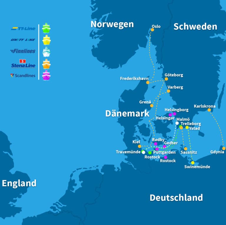 Fähre nach Schweden