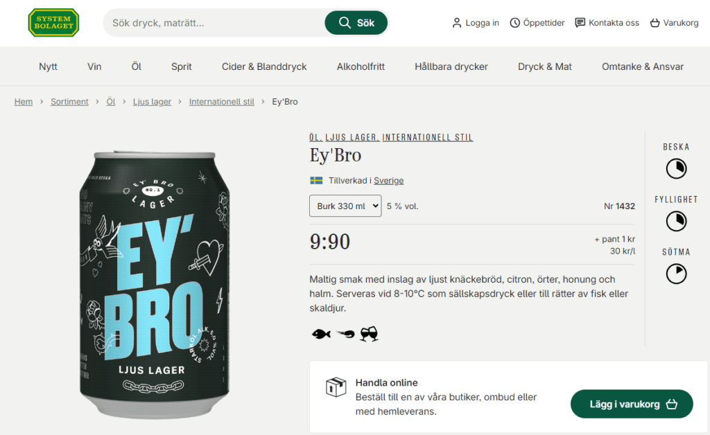 ey bro systembolaget