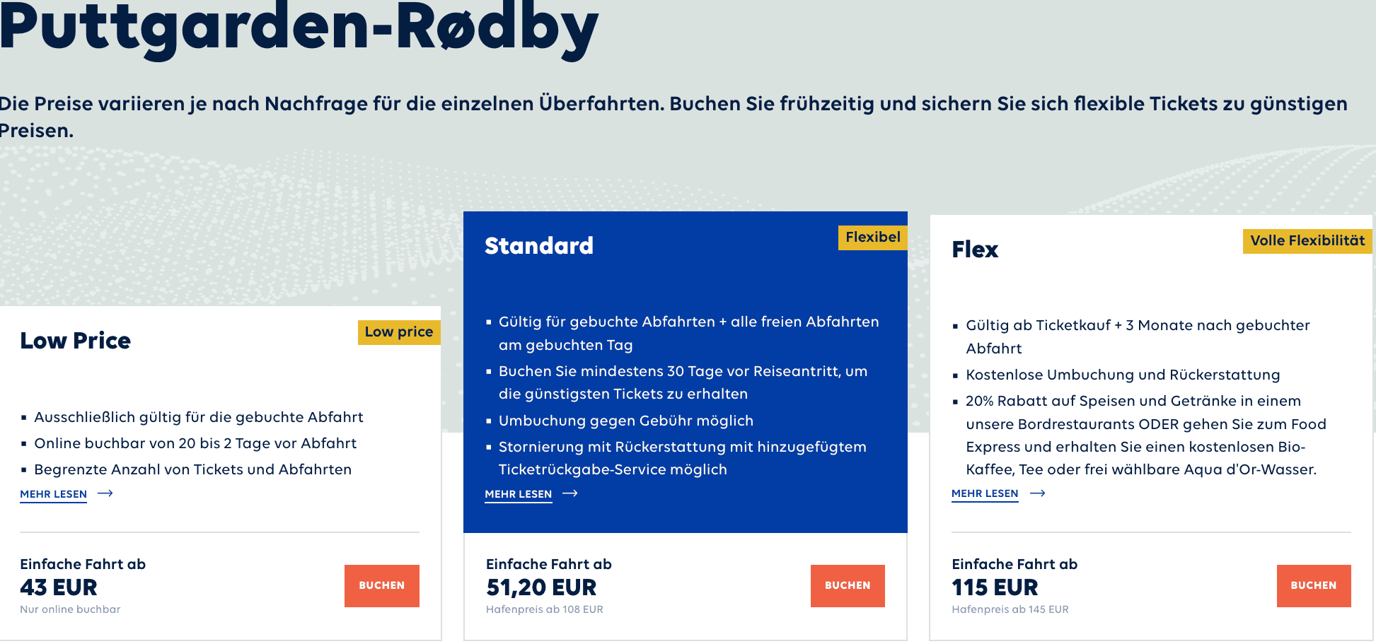 Fähre von Puttgarden nach Rødby Preise, Tickets und Fahrplan Authentisch